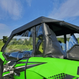 Kawasaki Teryx KRX Black Soft Upper Doors, Rear Window, Top