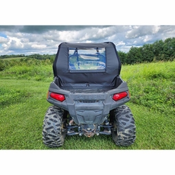 Polaris RZR 570, 800 and XP 900 Black 3 Star Zippered Rear Panel
