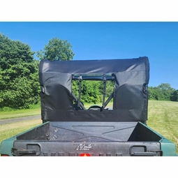 Yamaha Rhino 700 Onyx Black 3 Star Zippered Rear Soft UTV Panel