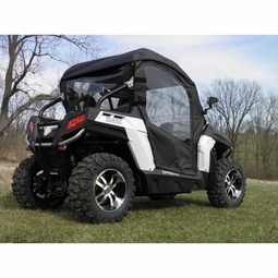 CF Moto ZForce 600EX Black Full Doors & Zip Open Back