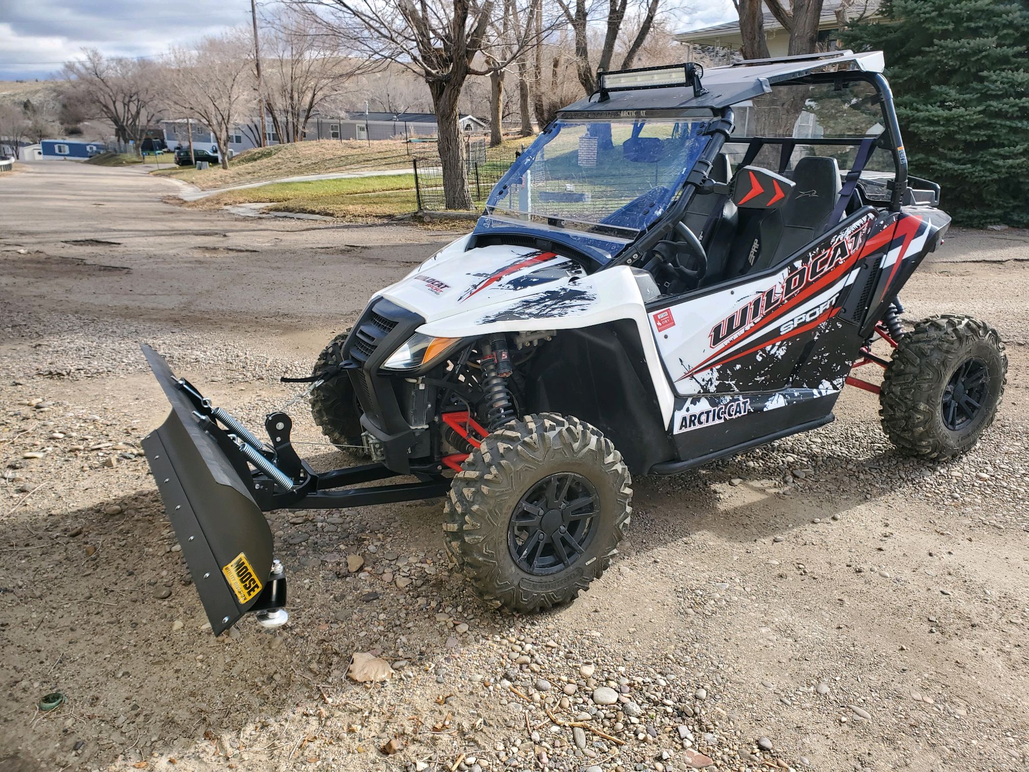 Moose Arctic Cat Wildcat Trail Plow Side By Side Stuff